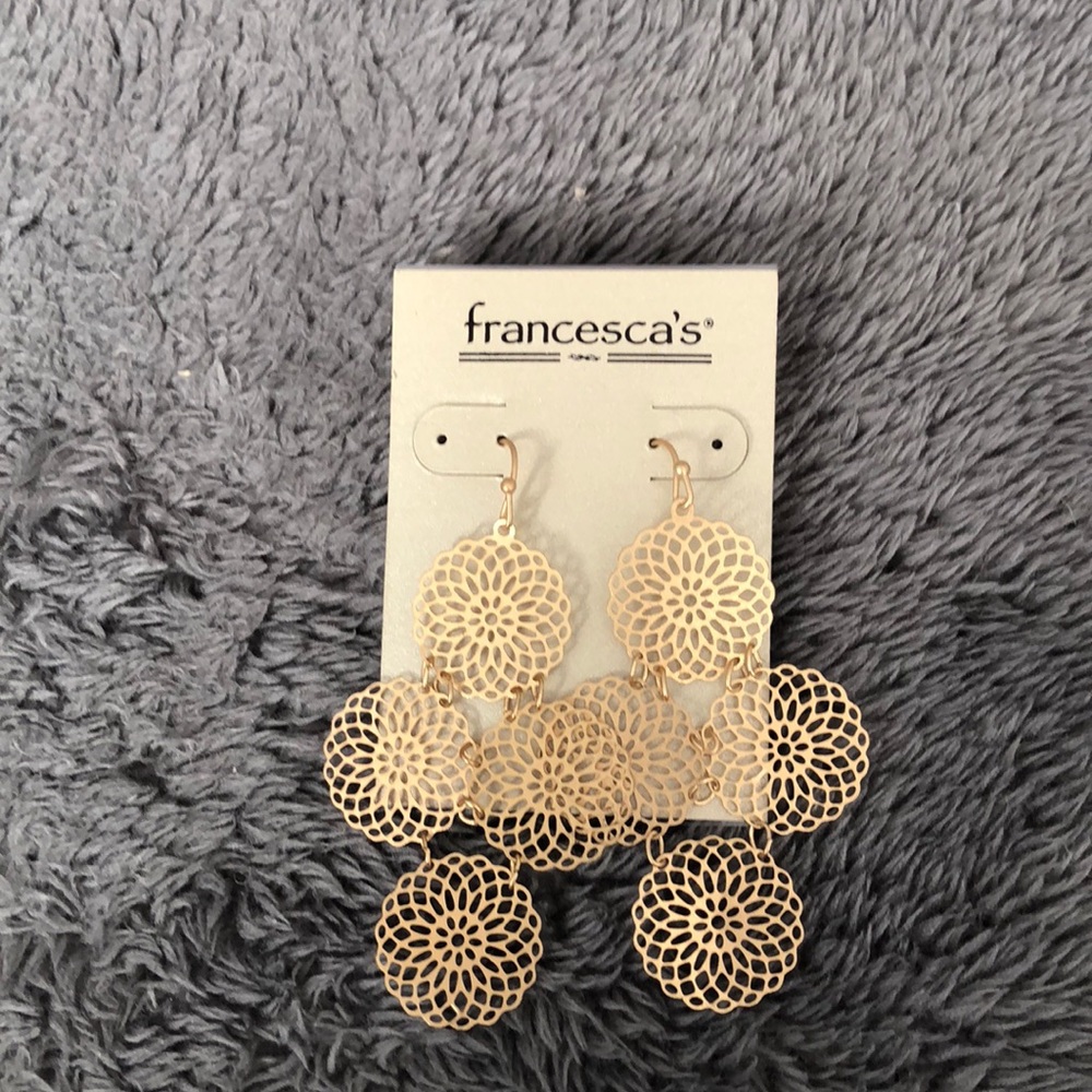 Gold Dangly Earrings